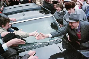 Lithuanian: Soviet leader Mikhail Gorbachev in Lithuania, 1990