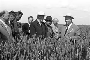 Kpss: Soviet leader N. Khrushchev visits Kazakh Soviet