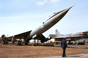 Dating: Soviet M-50 long-range jet bomber at Monino Air