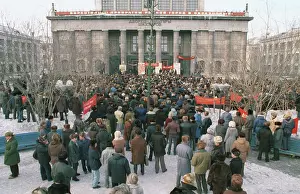 Cost: Soviet miners protest in Vorkuta, 1991