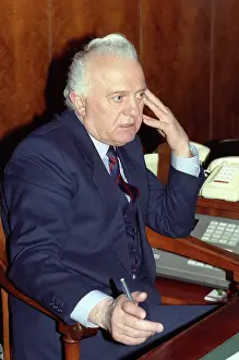 Combining: Soviet Minister of Foreign Relations Eduard Shevardnadze