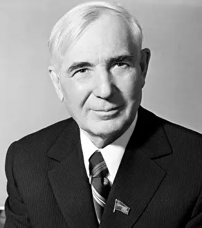 Sociologist: Soviet philosopher and sociologist Pyotr Fedoseyev, 1976