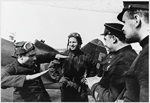 Evidently: SOVIET PILOTS RE-ENACT