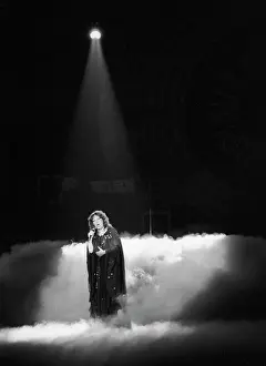 Pugacheva: Soviet pop singer Alla Pugacheva at Olimpiyskiy