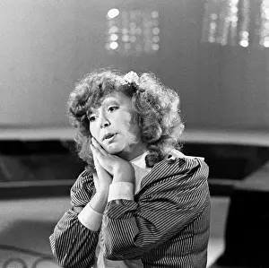 Pugacheva: Soviet pop singer Alla Pugacheva performing, 1983