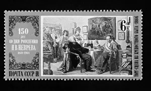 Khukhlayev: Soviet postage stamp