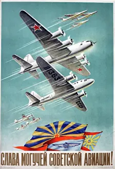 Mighty: Soviet Poster, Glory to the Mighty Soviet Aviation!