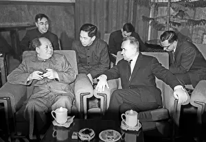 Interpreter: Soviet Premier Alexei Kosygin and China leader