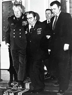 Mandatory: Soviet President Leonid Brejnev