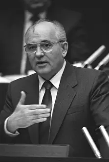 Draft: Soviet President Mikhail Gorbachev, 1990
