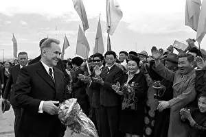 Mongolia: Soviet Prime Alexei Kosygin in Mongolia, 1971