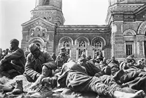 Sowjetunion: Soviet prisoners on the Eastern Front, 1942