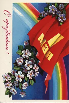 Propoganda: Soviet propaganda graphic, image vintage russia