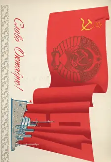 Propoganda: Soviet propaganda graphic, image vintage russia