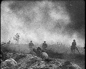 Fenced: Soviet Soldiers Advancing Towards Warsaw, Occupied