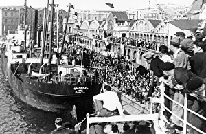 Comintern: Soviet steamer in the Port of Barcelona, ??1936