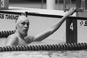 Swimmer: Soviet swimmer Robertas Zulpa, 1980