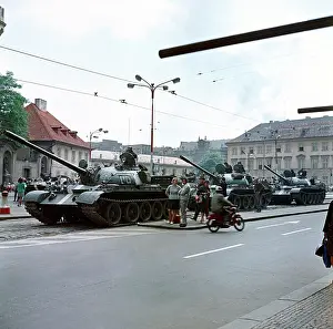 Libor: Soviet tank - troops - soldiers - Prague