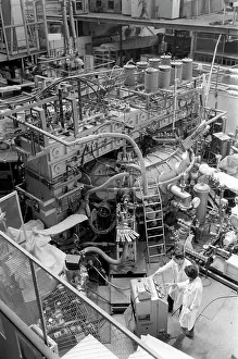 Confinement: Soviet Tokamak-7 magnetic confinement device at
