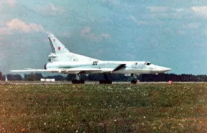 Strategic: Soviet Tupolev Tu-160 jet bomber, 1990