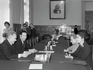 Interpreter: Soviet Union Premier Alexei Kosygin and Philippines