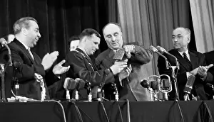 Tsiolkovsky: Soviet Union press conference on first manned