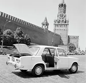 Avtovaz: Soviet VAZ-2101 Zhiguli in Vasilyevsky Spusk Square, 1971