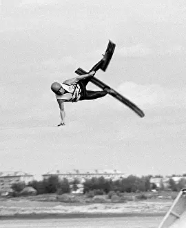 Rybinsk: Soviet water skiing championship, 1975