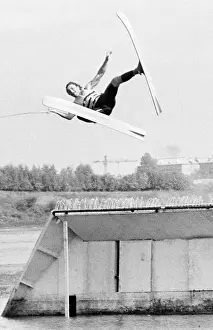 Rybinsk: Soviet water skiing championship, 1975