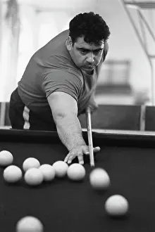 Billiards: Soviet weightlifter Vasily Alekseyev, 1970