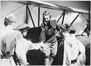 Congratulated: SOVIET WOMAN PILOT