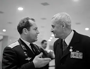 Simonov: Soviet writer Konstantin Simonov and cosmonaut