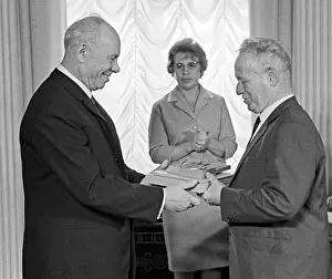 Sholokhov: Soviet writer Mikhail Sholokhov awarded Order of Lenin, 1967