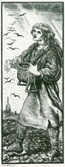 Madox: The Sower by Ford Madox Brown
