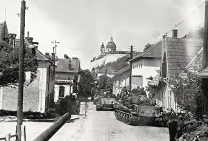 Melk: Sowjet tanks in Melk