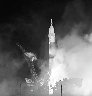 Kazakh: Soyuz 24 spaceship launch, 1977