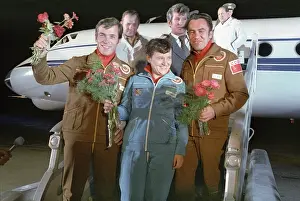 Serebrov: Soyuz T-7 spaceship crew, 1982