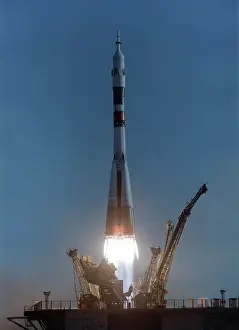 Cosmonaut: Soyuz T-8 spaceship launch, 1983