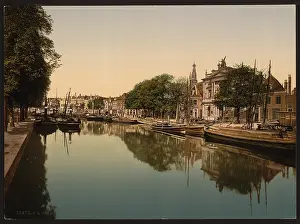 Haarlem: The Spaarne (canal), Haarlem, Holland