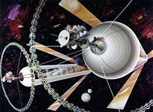 Conception: Space Colony Poster, 1970s