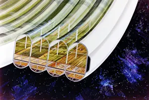 Epromo04182019: Space Colony Poster, 1970s
