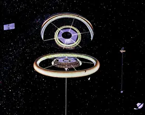 Conception: Space Colony Poster, 1970s