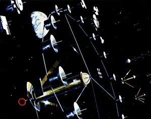 Conception: Space Colony Poster, 1970s