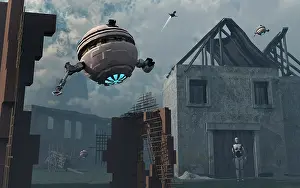 Probe: Space probes and androids survey an ancient civilization