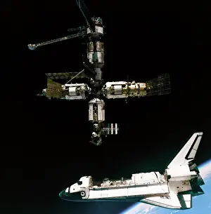 Retrieved: Space Shuttle Atlantis departing the Mir ?