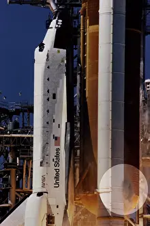 Liftoff: Space shuttle Challenger disaster. Grey-brown ?