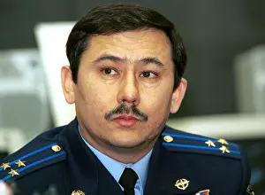 Attending: Spaceship crew commander Talgat Musabaev during