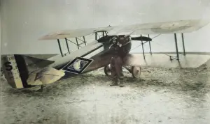 Spad: SPAD XIII aft, (on the ground)