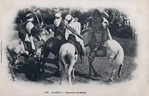 Spahi: Spahis exercising - Algeria