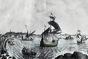 Corunna: Spain (1525). The fleet under the comandment